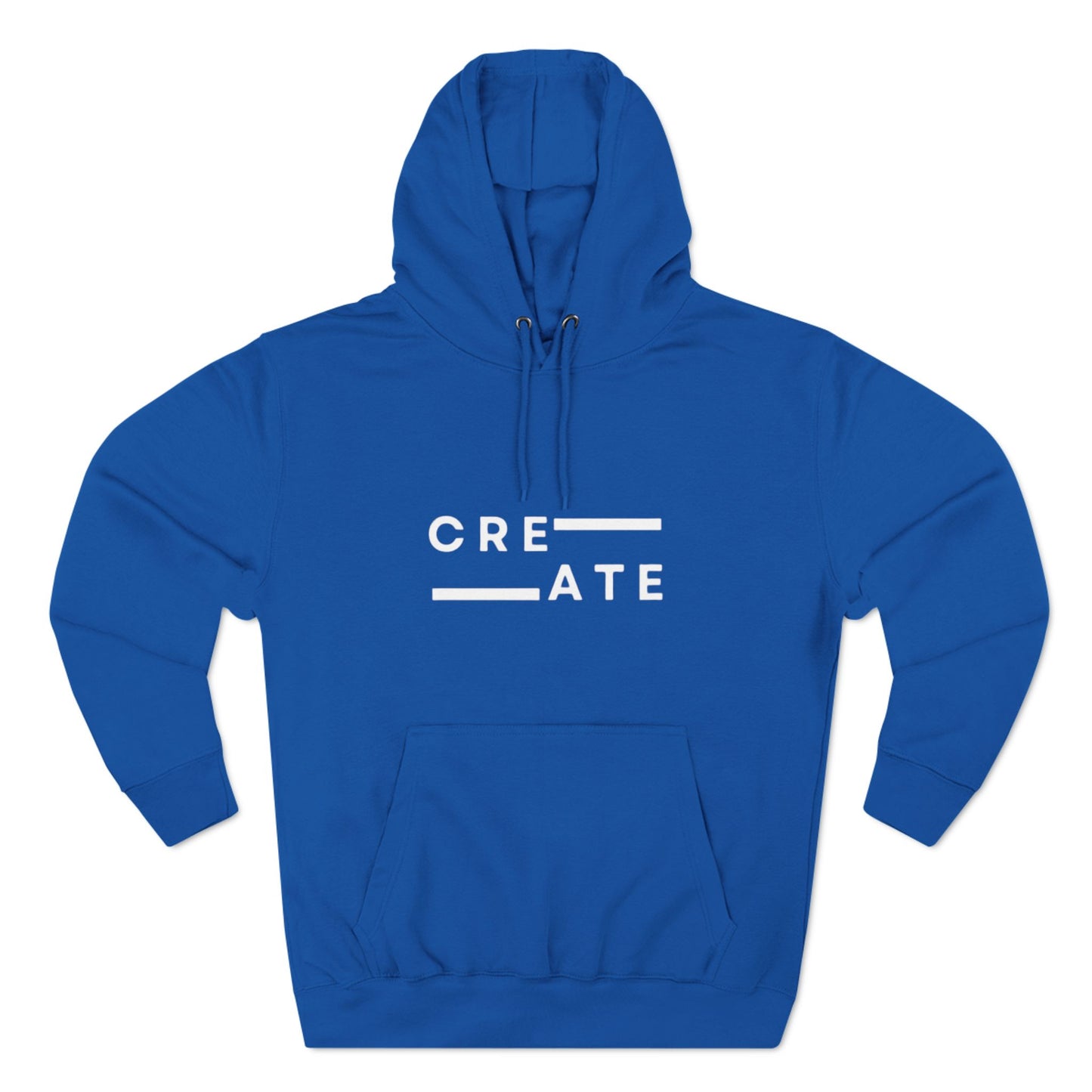 Men's Three-Panel Fleece Hoodie