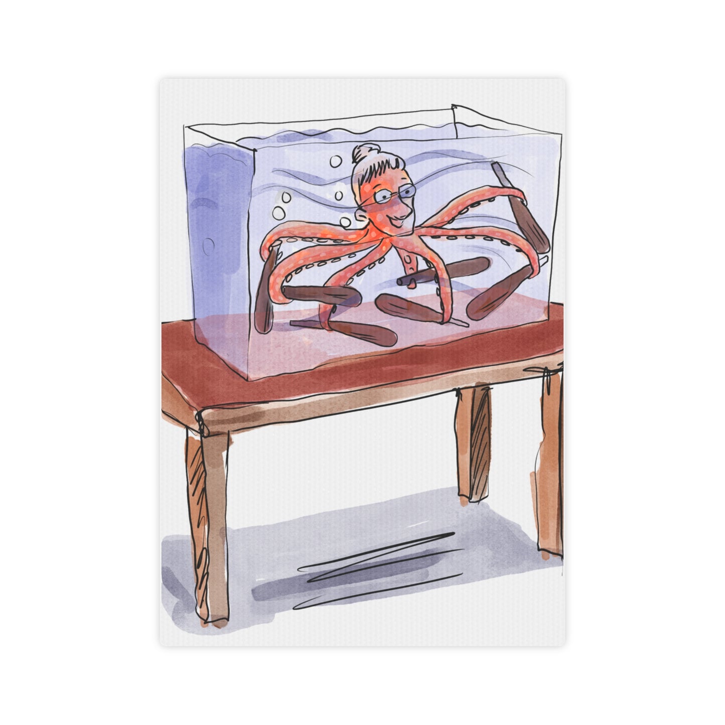 Artwork Canvas - Granny Ball "OctoGran"